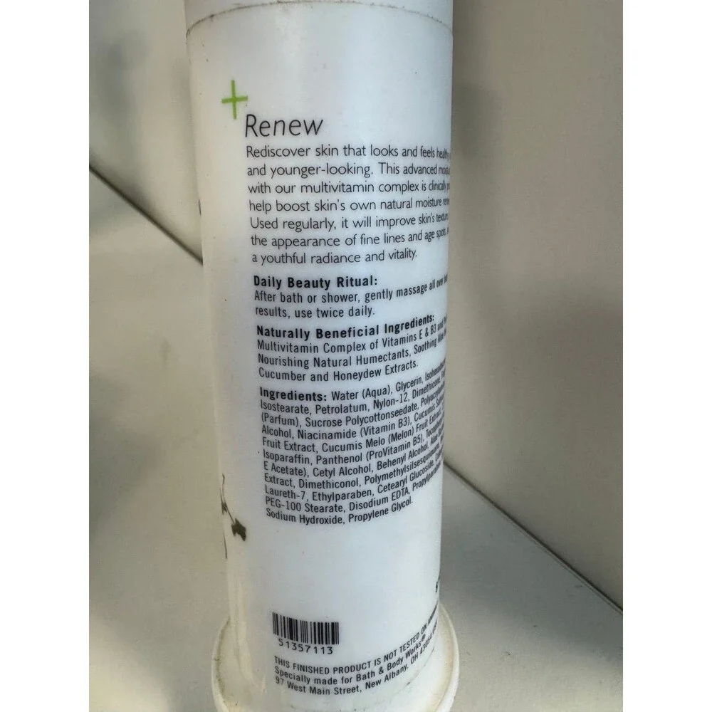 VTG Bath Body Works Cucumber Melon Anti- Aging Body Lotion Skin Renewal Therapy